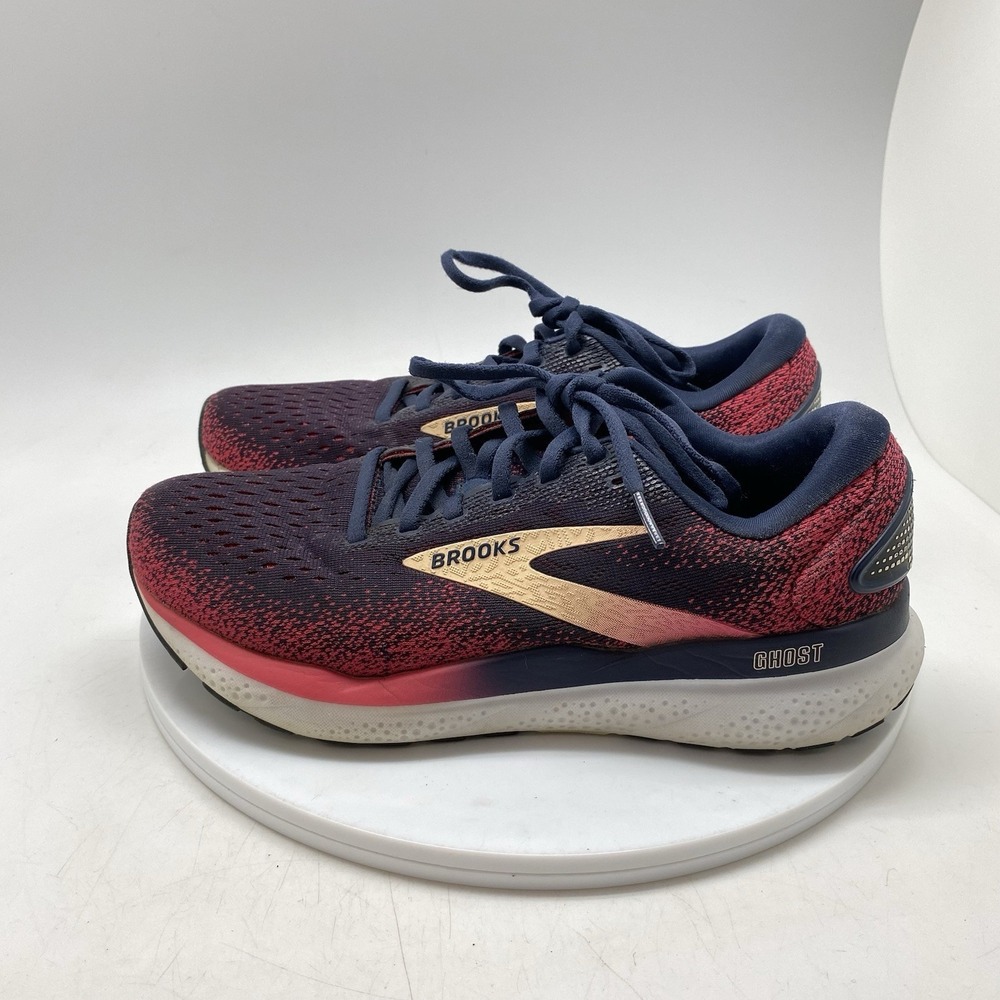 Brooks Sneakers Womens 8 B Ghost 16 1204071B422 Blue Running Athletic Gym Shoes - Picture 3 of 10